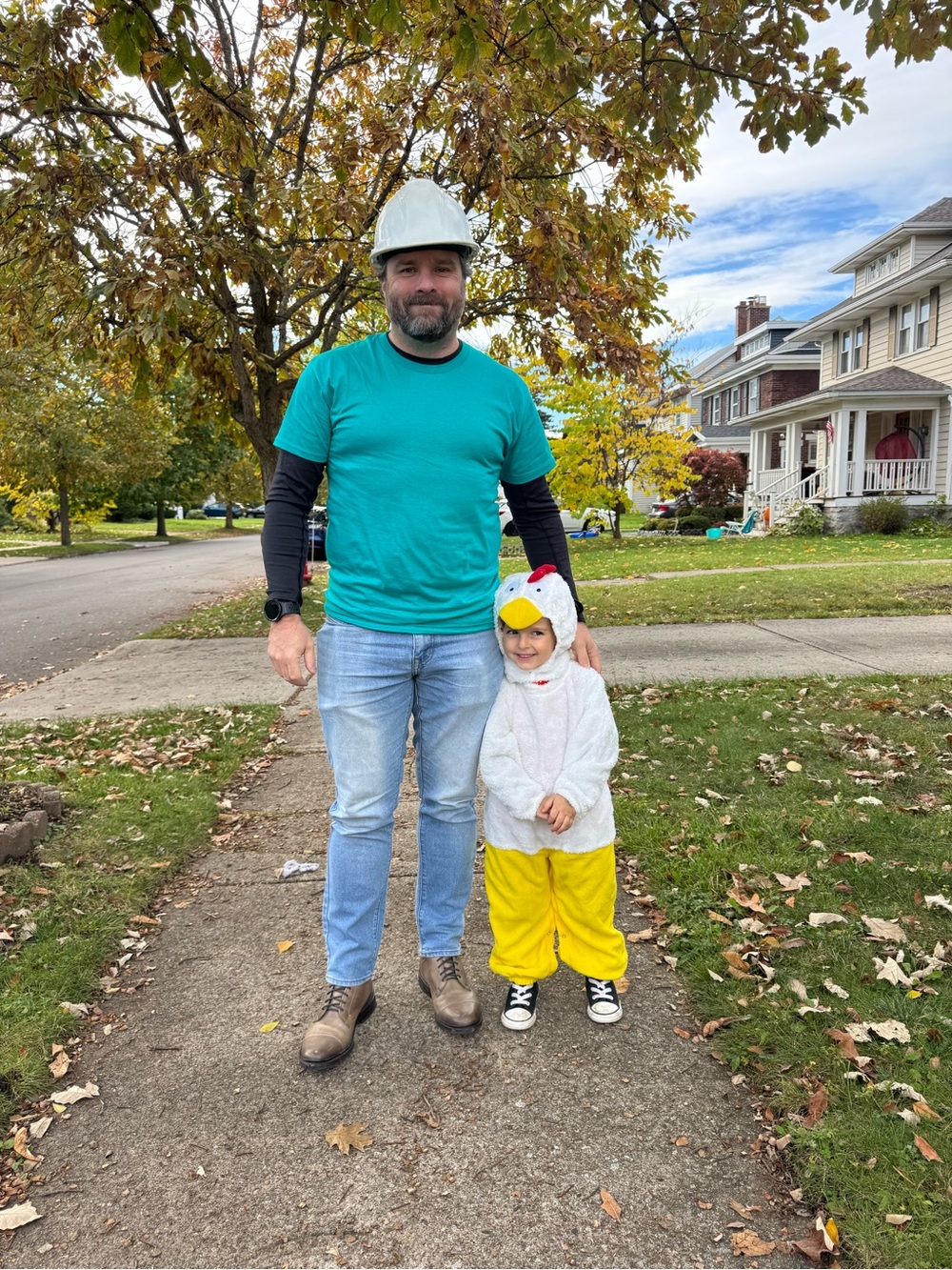 Teal Tshirt used for Minecraft Steve Costume